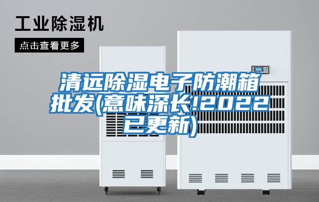 清遠除濕電子防潮箱批發(fā)(意味深長(cháng)!2022已更新)