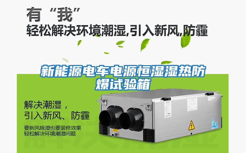 新能源電車(chē)電源恒濕濕熱防爆試驗箱