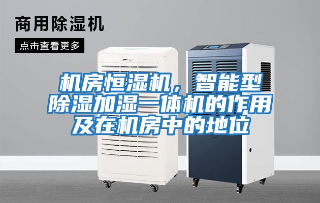 機房恒濕機，智能型除濕加濕一體機的作用及在機房中的地位