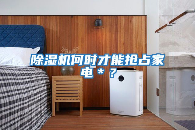 除濕機何時(shí)才能搶占家電＊？