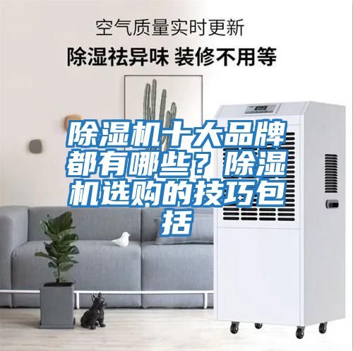 除濕機十大品牌都有哪些？除濕機選購的技巧包括