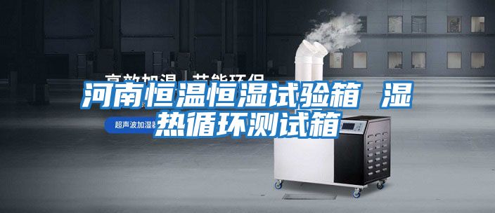 河南恒溫恒濕試驗箱 濕熱循環(huán)測試箱