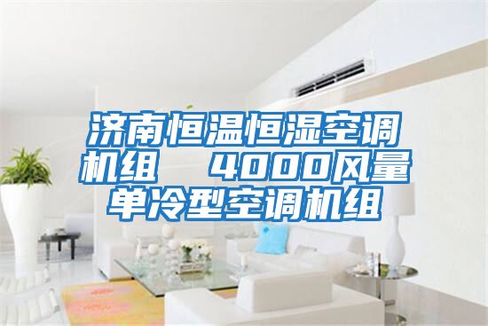 濟南恒溫恒濕空調機組  4000風(fēng)量單冷型空調機組