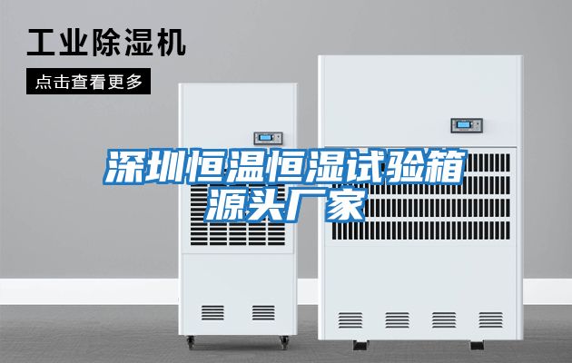 深圳恒溫恒濕試驗箱源頭廠(chǎng)家