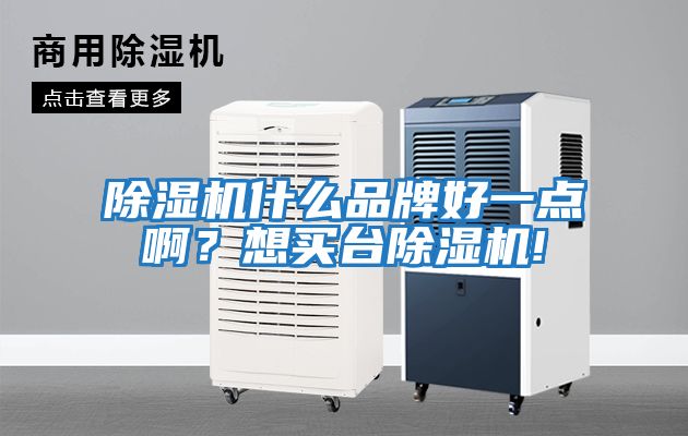 除濕機什么品牌好一點(diǎn)??？想買(mǎi)臺除濕機!