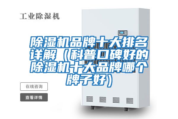 除濕機品牌十大排名詳解（科普口碑好的除濕機十大品牌哪個(gè)牌子好）