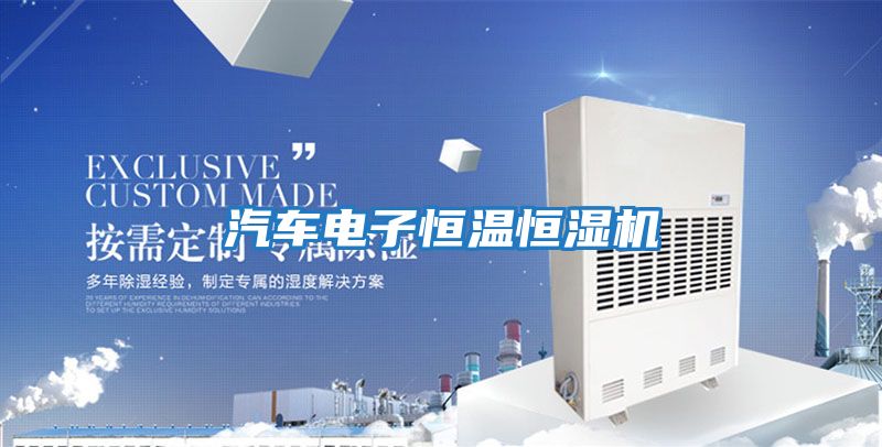 汽車(chē)電子恒溫恒濕機