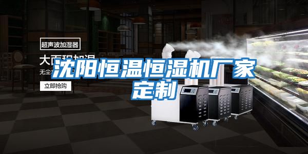 沈陽(yáng)恒溫恒濕機廠(chǎng)家定制