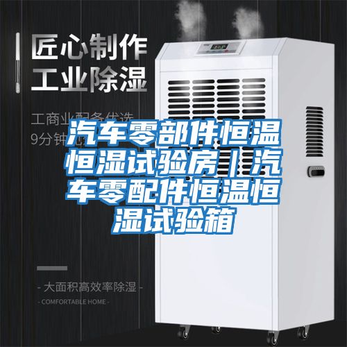 汽車(chē)零部件恒溫恒濕試驗房｜汽車(chē)零配件恒溫恒濕試驗箱