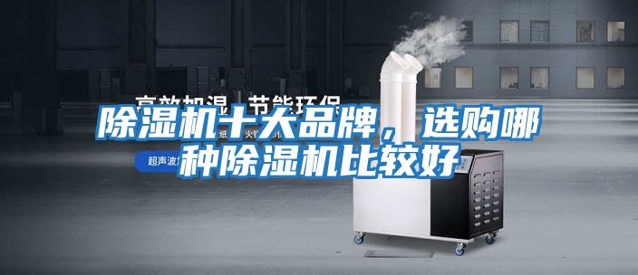 除濕機十大品牌，選購哪種除濕機比較好