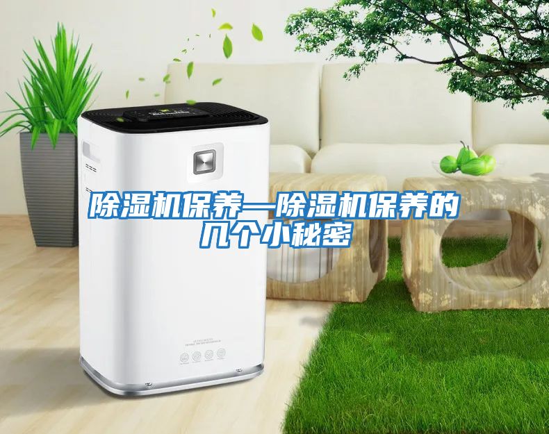 除濕機保養—除濕機保養的幾個(gè)小秘密