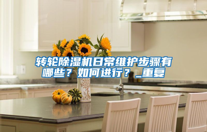 轉輪除濕機日常維護步驟有哪些？如何進(jìn)行？_重復