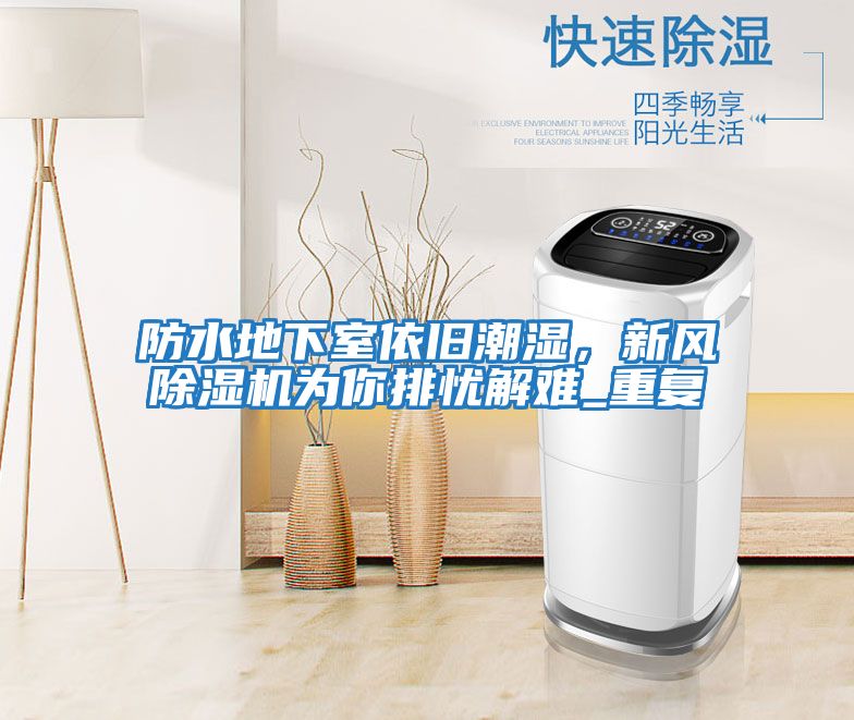 防水地下室依舊潮濕，新風(fēng)除濕機為你排憂(yōu)解難_重復