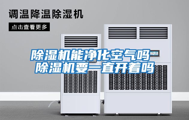 除濕機能凈化空氣嗎 除濕機要一直開(kāi)著(zhù)嗎