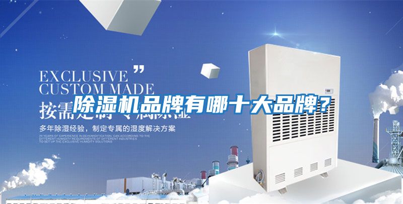 除濕機品牌有哪十大品牌？