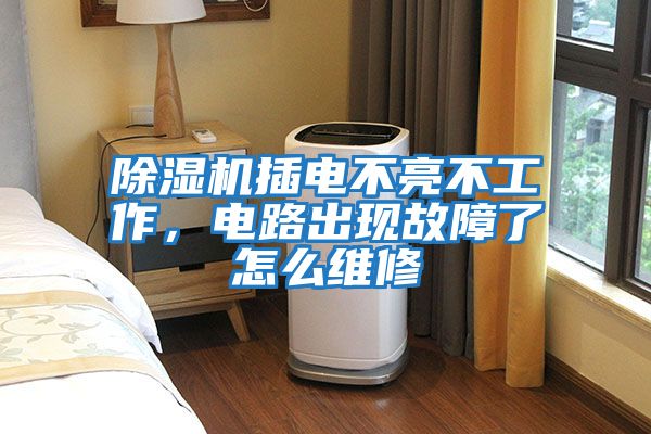 除濕機插電不亮不工作，電路出現故障了怎么維修