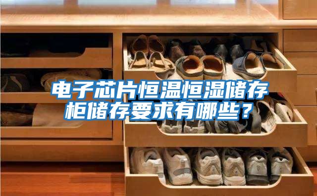 電子芯片恒溫恒濕儲存柜儲存要求有哪些？