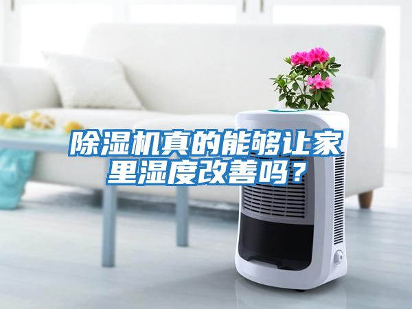 除濕機真的能夠讓家里濕度改善嗎？