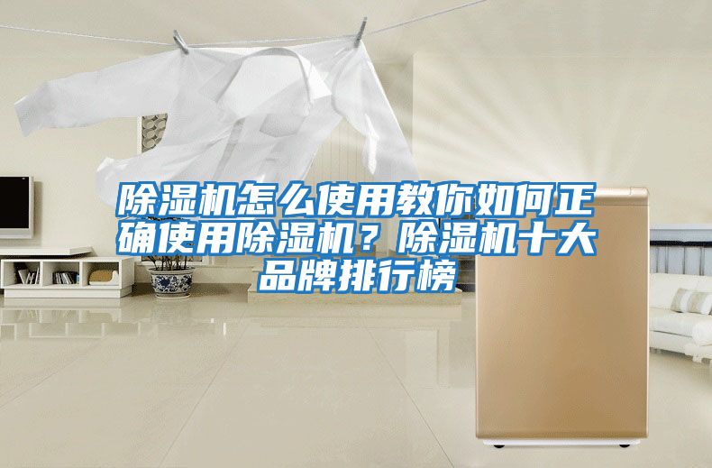 除濕機怎么使用教你如何正確使用除濕機？除濕機十大品牌排行榜
