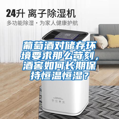 葡萄酒對儲存環(huán)境要求那么苛刻，酒窖如何長(cháng)期保持恒溫恒濕？