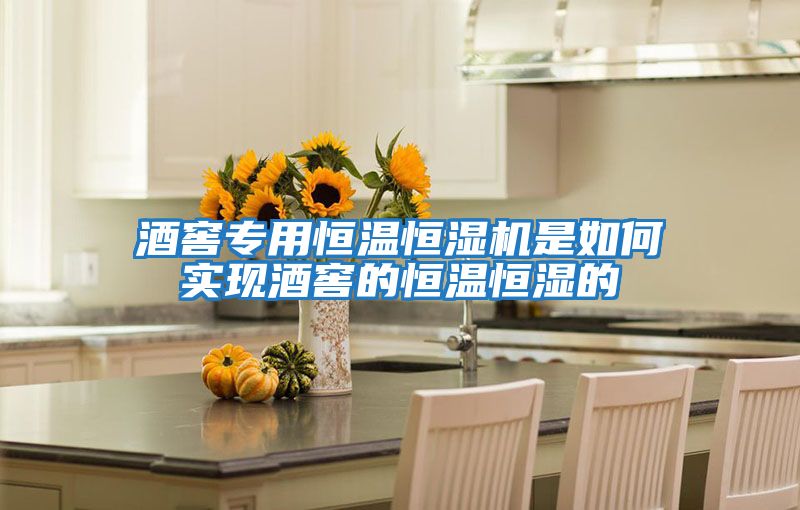酒窖專(zhuān)用恒溫恒濕機是如何實(shí)現酒窖的恒溫恒濕的