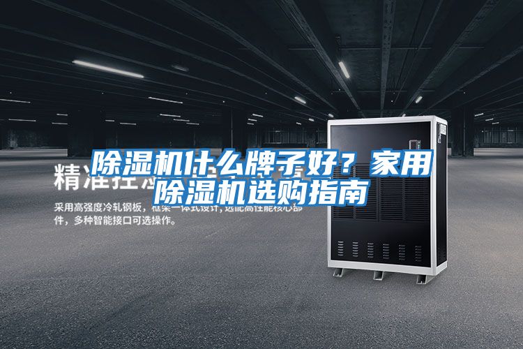 除濕機什么牌子好？家用除濕機選購指南