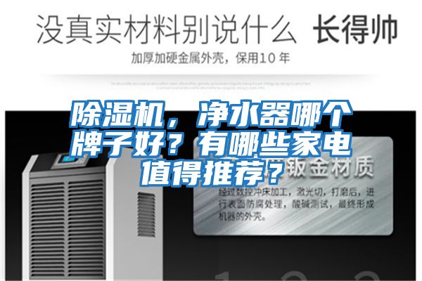 除濕機，凈水器哪個(gè)牌子好？有哪些家電值得推薦？